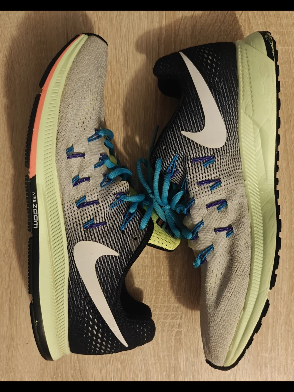 Nike Zoom Pegasus 33 Running Shoes Sneakers Womens Sz 12 Mens Size 10.5 - Picture 3 of 11